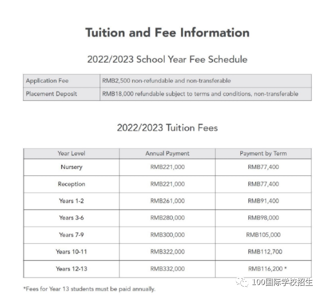 2022-2023年北京德威英國國際學(xué)校招生申請（附流程，學(xué)費）