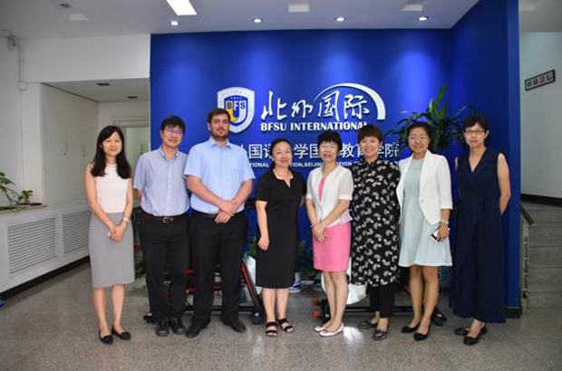 劍橋國際考試委員會高管訪問北外國際